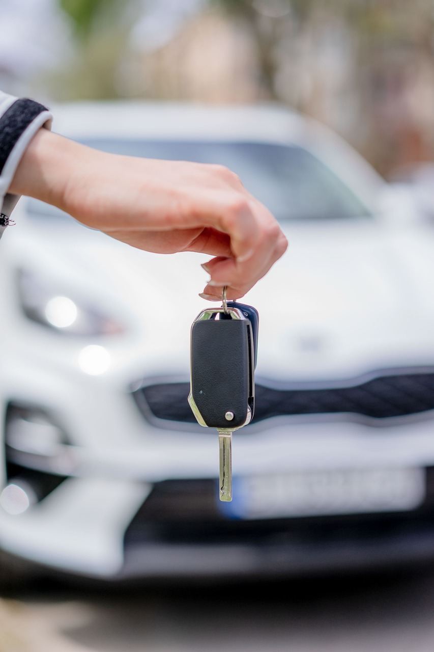 Car key handoff after an automotive lockout